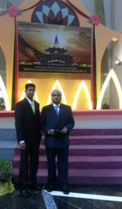 At the Sarawak State Assembly (DUN) in 2015.